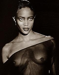 Naomi Campbell see through
