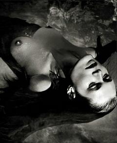 Malgosia Bela topless for Vogue magazine