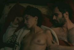 Lubna Azabal topless at Goodbye Morocco