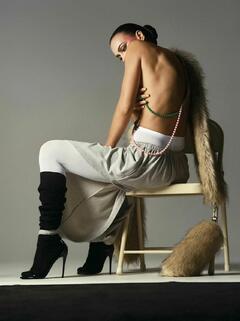 Irina Shayk topless but covered for D la Repubblica - July 2026