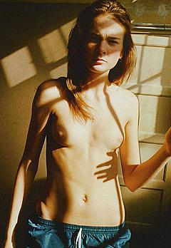 Irina Kulikova posing topless