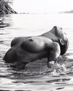 Genevieve Morton nude boobs in a water