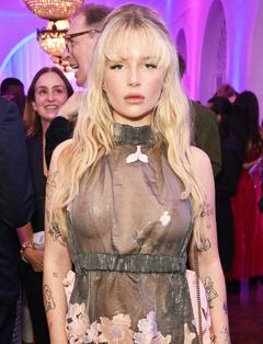 Lottie Moss braless in see through dress at Glamour Women of the Year Awards 2023 in London - October 2023