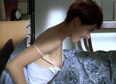 Anne Parillaud nipple slip in Nikita