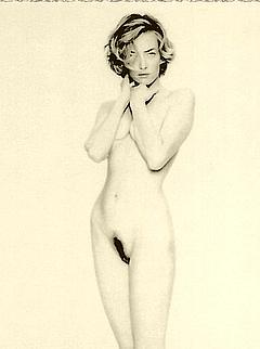 Tatjana Patitz nude hairy pussy