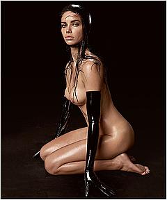 Brazilian supermodel Adriana Lima fully nude