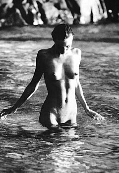 Miranda Kerr naked in a water