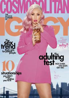 Iggy Azalea in pink for Cosmopolitan Magazine - September 2019