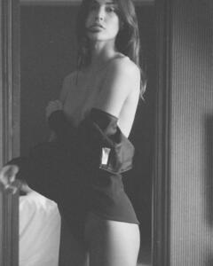 Marilhea Peillard topless black-&-white image