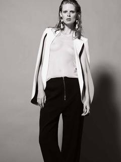 Julia Stegner braless in see through top