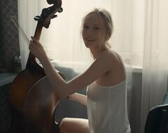 Elizaveta Bazykina see through to tits at Nadvoye