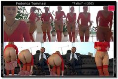 Federica Tommasi nude ass and hairy pussy
