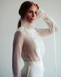 Jordan in see through dress for Claire Robbins UNTTLD by Brendan Klem 2020
