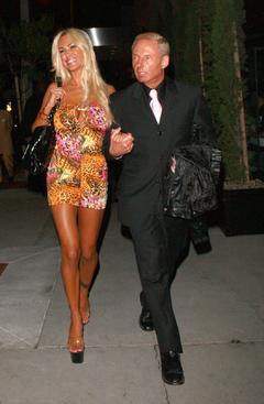 Shauna Sand in tight mini dress at Trousdale in West Hollywood