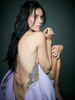 Milena Smit semi-nude for Valero Rioja photoshoot - March 2026