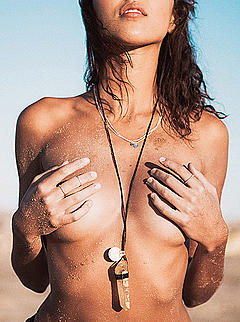 Shannon Lawson topless cover her tits