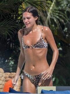 Isabella Jones steals the show in tiny leopard bikini on holiday - January 2025