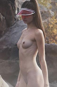 Alyssia McGoogan naked in nature