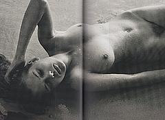 Solveig Mork Hansen lying nude