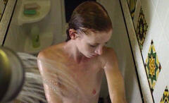 Jill Evyn naked in a shower at Adaline
