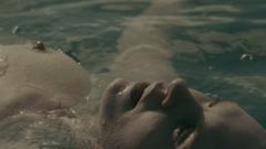 Icelandic actress Ragga Ragnars topless at Vikings