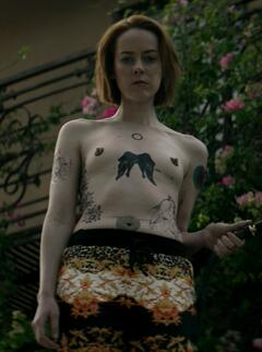 Jena Malone topless at The Neon Demon