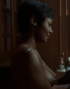Black Emayatzy Corinealdi naked in Hand of God