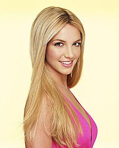 Britney Spears in pink dress
