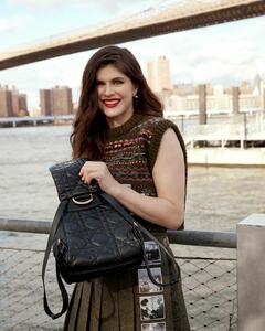 Alexandra Daddario - Dior Caro bag - December 2024