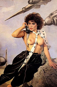 Italian dancer, actress, television personality and singer Carmen Russo topless