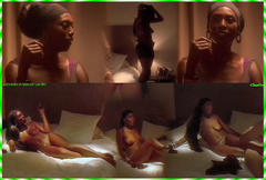Ebony Mata Gabin nude collage from Plan cul