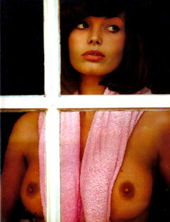 Brunette Andrea Rau nude breasts