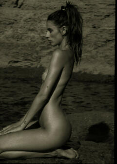 Marta Aguilar nude in nature