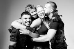 Ronda Rousey - Kyle Christy The Expendables III B&W Promoshoot for Complex Magazine 2014
