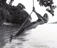 Genevieve Morton fully nude in nature