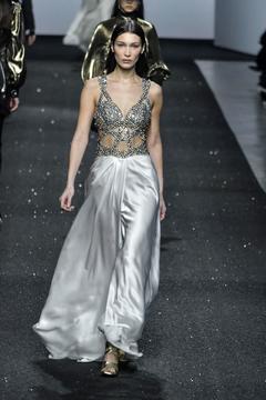 Bella Hadid runway at Alberta Ferretti fashion show in Milan