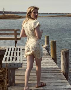 Emma Roberts - DOEN spring collection photoshoot - April 2024