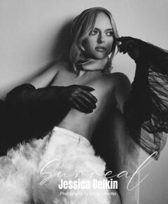 Jessica Belkin topless but covered for Vulkan Magazine - November 2024