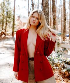 Kelly Lamor Wilson braless by Laura Wang 2021