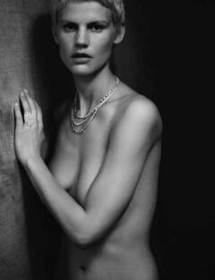 Saskia de Brauw topless for Vogue magazine - September 2015