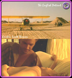 Kristin Scott Thomas topless at The English Patient