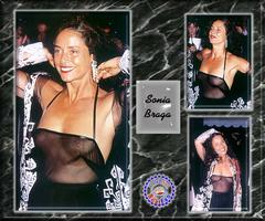 Sonia Braga see through paparazzi collage