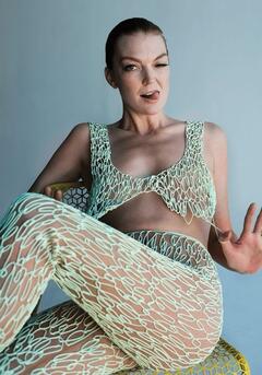 Emily Coutts see through for Out Magazine - February 2022