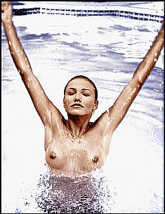 Cameron Diaz pool