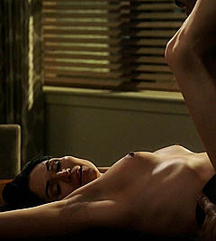 Lela Loren nude tits in sex scene from Power