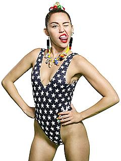 Miley Cyrus in sexy swimwear