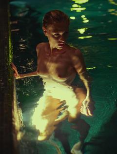 Claire Guena nude in a water