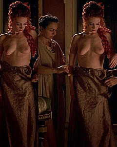 Kerry Condon topless in Rome