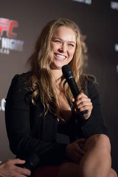 Ronda Rousey - Macao UFC Fight Night Press Conference in Hong Kong
