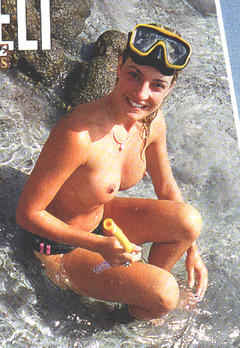 Eve Angeli topless in a water image